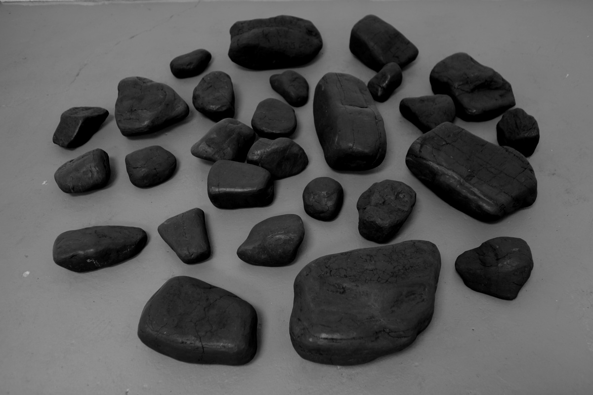 《黑暗的石头》，材料（块煤，打磨抛光），尺寸（可变），年代(2014年）.JPG